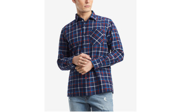 Troy Windowpane Plaid Shirt