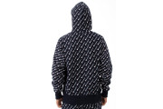 RW Diagonal All Over Print Pullover Hoodie - Navy