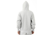 RW Diagonal All Over Print Pullover Hoodie - Oxford Grey