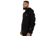 Reverse Weave Pullover Hoodie - Black