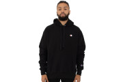 Reverse Weave Pullover Hoodie - Black