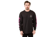 Night Call Triple Triangle L/S Shirt - Black