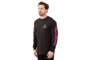 Night Call Triple Triangle L/S Shirt - Black