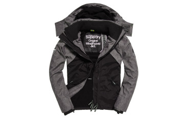 Hooded SD-Wind Hybrid Jacket