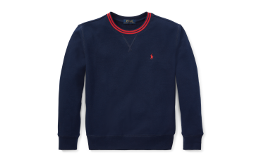 Cotton-Blend-Fleece Sweatshirt 大童裝