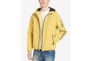 Men's Logo Graphic Hooded Soft-Shell Jacket