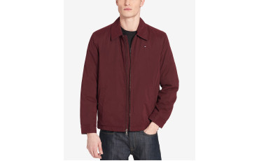 Men's Classic Front-Zip Micro-Twill Jacket