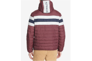 Men's Color Block Hooded Ski Coat	