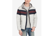 Men's Color Block Hooded Ski Coat