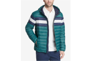 Men's Color Block Hooded Ski Coat