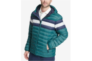 Men's Color Block Hooded Ski Coat