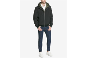 Soft-Shell Hooded Bomber Jacket with Bib