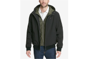 Soft-Shell Hooded Bomber Jacket with Bib