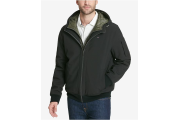 Soft-Shell Hooded Bomber Jacket with Bib