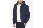 Soft-Shell Hooded Bomber Jacket with Bib