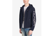 Men's Logo Graphic Hooded Soft-Shell Jacket