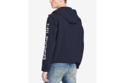 Men's Logo Graphic Hooded Soft-Shell Jacket