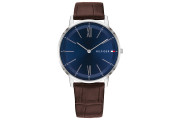 Men's Brown Leather Strap Watch 40mm