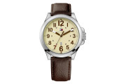 Watch, Brown Leather Strap