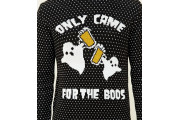 Black Only Came For The Boos Halloween Jumper