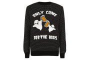 Black Only Came For The Boos Halloween Jumper