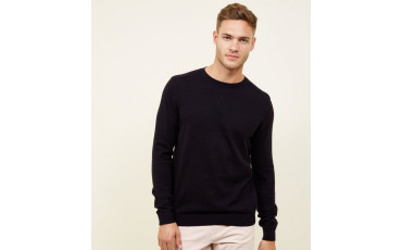 Navy Crew Neck Jumper