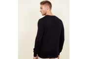 Navy Crew Neck Jumper