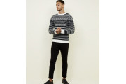 Navy Fairisle Crew Neck Jumper