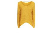 JDY Mustard V-Neck Knit Jumper