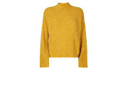 Mustard Flared Sleeve Chenille Jumper