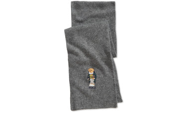 Men's College Bear Scarf