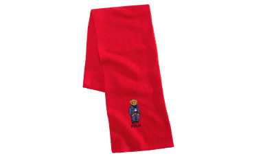 Men's Blue Jean Polo Bear Scarf