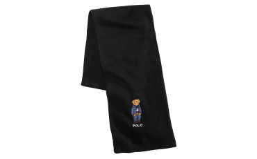 Men's Blue Jean Polo Bear Scarf