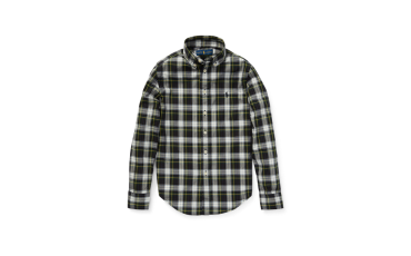 Plaid Cotton Poplin Shirt