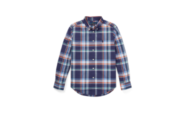 Plaid Stretch Cotton Shirt