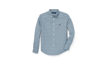 Plaid Cotton Oxford Shirt