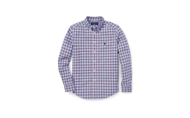 Plaid Cotton Oxford Shirt