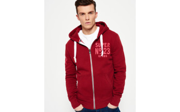 Heritage Beach Zip Hoodie Cardinal