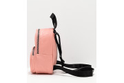 Dusty Pink Faux Leather Mini Backpack