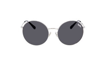 Smike Brown Grey Gradient Square Ladies Sunglasses