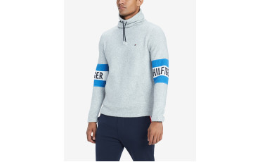 Men's Aspen Funnel-Neck Logo Sweater