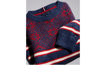 Men's Fair Isle Stripe Sweater