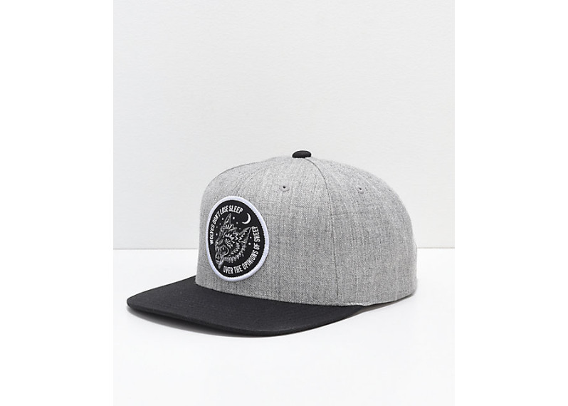 Opinions Heather Grey Snapback Hat