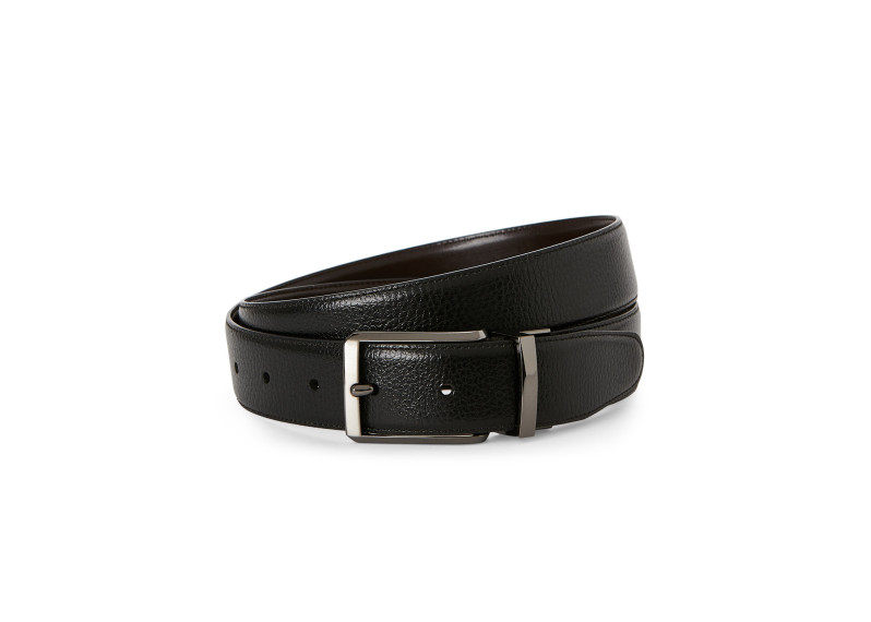 Reversible Bonded Leather Belt