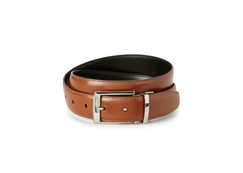 Tan & Black Amigo Reversible Belt