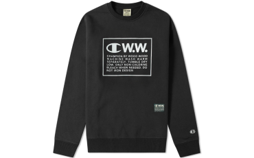 CHAMPION X WOOD WOOD BOX LOGO CREW SWEAT