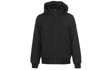 Hooded Bomber Jacket Mens