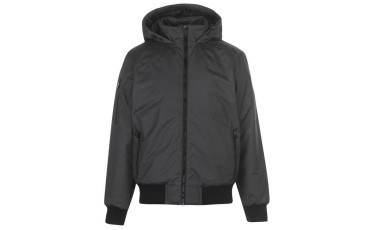 Hooded Bomber Jacket Mens