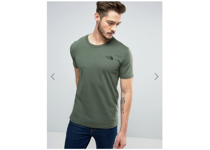 The North Face Simple Dome T-Shirt in Green