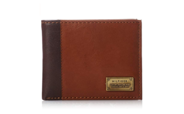 Men's 100% Leather Passcase Wallet